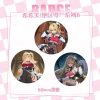 High-definition 58mm ZZZ Cissia anime badge pin with a glossy protective finish and durable metal back.