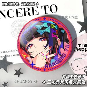 : High-definition Zenless Zone Zero Eri (Aria) badge featuring the Angels of Delusion theme and reflective coating.
