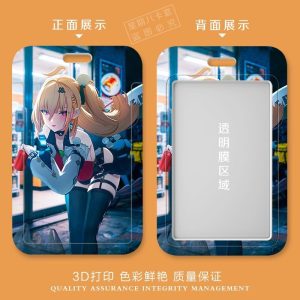 ZZZ Cissia Premium Sliding ID Card Holder | N.E.P.S. Agent & Student Style | 3D Printed Campus & Work Badge Case