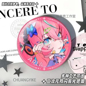 : High-definition Zenless Zone Zero Eri (Aria) badge featuring the Angels of Delusion theme and reflective coating.