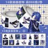A large roll of Zenless Zone Zero stickers featuring 14 different designs of the blue-haired agent Pulomiya in various artistic styles