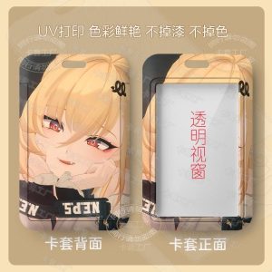 High-quality ZZZ Cissia hard shell sliding card holder with HD UV character printing and a clear ID window.