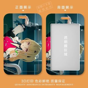 ZZZ Cissia Premium Sliding ID Card Holder | N.E.P.S. Agent & Student Style | 3D Printed Campus & Work Badge Case