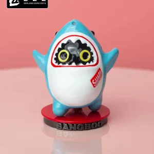 Zenless Zone Zero Sharkboo Bangboo Mini Figure Handmade Ornament ZZZ