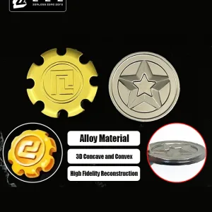 Zenless Zone Zero Denny & Gear Metal Coin Accessories ZZZ