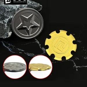 Zenless Zone Zero Denny & Gear Metal Coin Accessories ZZZ