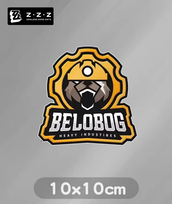 Zenless Zone Zero Bangboo Gentle House Belobog Reflective Stickers Cute Car Decals ZZZ — image 4