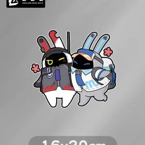 Zenless Zone Zero Bangboo Gentle House Belobog Reflective Stickers Cute Car Decals ZZZ