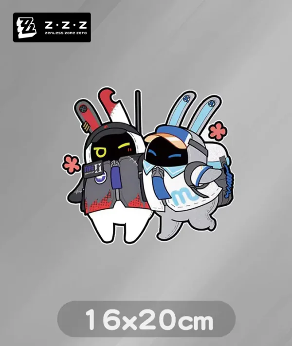 Zenless Zone Zero Bangboo Gentle House Belobog Reflective Stickers Cute Car Decals ZZZ — image 3