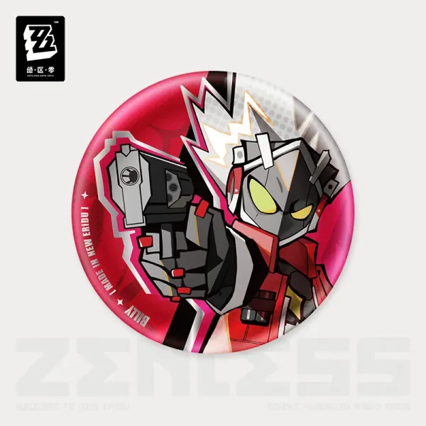 Zenless Zone Zero New Eridu Series Chibi Random Play Series Tinplate Badge