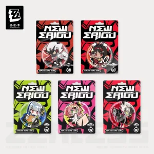 Zenless Zone Zero New Eridu Series Chibi Random Play Series Tinplate Badge