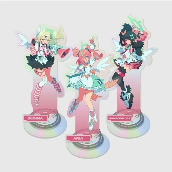 Zenless Zone Zero anime acrylic stand featuring detailed character artwork, premium transparent display figure for desks, shelves, gaming setups, room decor and collectible HoYoverse merchandise for fans.