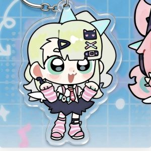 ZZZ Chibi Acrylic Keychain Trio | Premium Zenless Zone Zero Delusional Angel Series