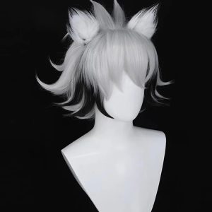 Zenless Zone Zero Von Lycaon Cosplay Wig & Ears ZZZ