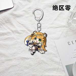 ZZZ Chibi Character Acrylic Keychain Collection Zenless Zone Zero Cute Mascot Strap Kawaii Jufu, Jane Doe, & Ellen Joe Backpack Charm