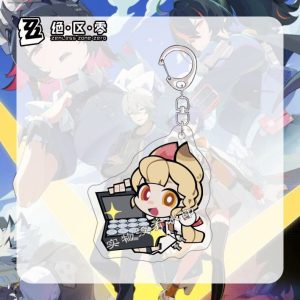 ZZZ Custom Chibi Acrylic Keychain Pack | Premium Zenless Zone Zero Cute Character Series