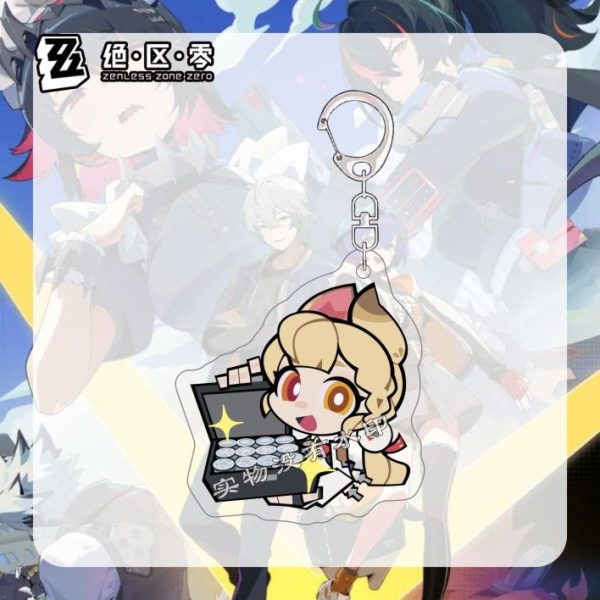 ZZZ Custom Chibi Acrylic Keychain Pack | Premium Zenless Zone Zero Cute Character Series — image 2