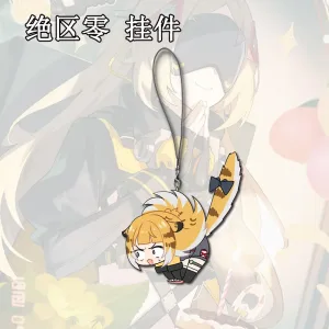 ZZZ Chibi Cat-Eared Mascot Lanyard Collection | Premium Zenless Zone Zero Rubber Phone Charm