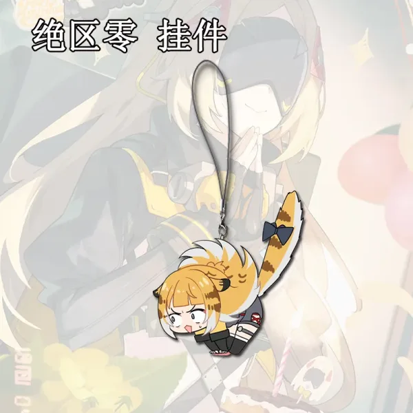 ZZZ Chibi Cat-Eared Mascot Lanyard Collection | Premium Zenless Zone Zero Rubber Phone Charm — image 3