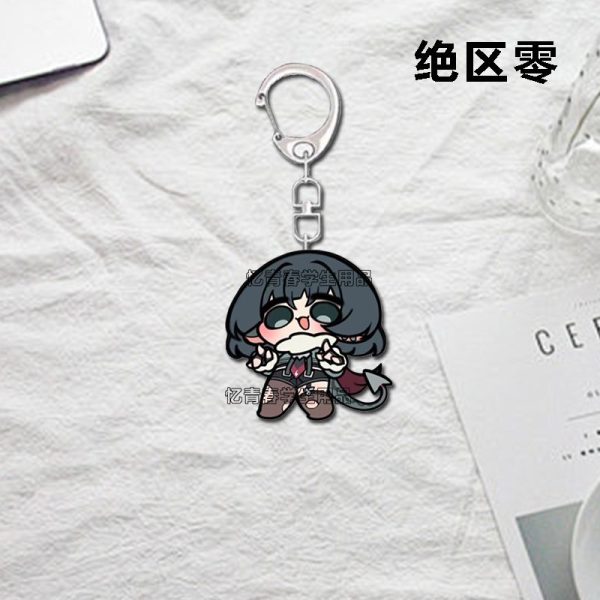 ZZZ Chibi Character Acrylic Keychain Collection Zenless Zone Zero Cute Mascot Strap Kawaii Jufu, Jane Doe, & Ellen Joe Backpack Charm — image 5