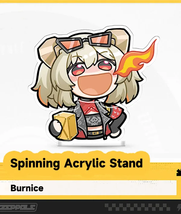 Zenless Zone Zero Burnice & Lucy Spinning Acrylic Stand ZZZ — image 3