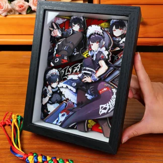 Zenless Zone Zero anime acrylic stand featuring detailed character artwork, premium transparent display figure for desks, shelves, gaming setups, room decor and collectible HoYoverse merchandise for fans.