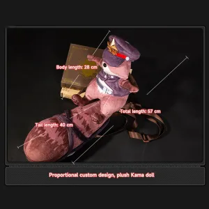 Zenless Zone Zero Ukinami Yuzuha Kama Plush Bag & Cosplay Backpack ZZZ