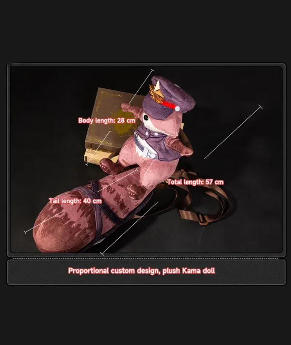 Zenless Zone Zero Ukinami Yuzuha Kama Plush Bag & Cosplay Backpack ZZZ — image 2