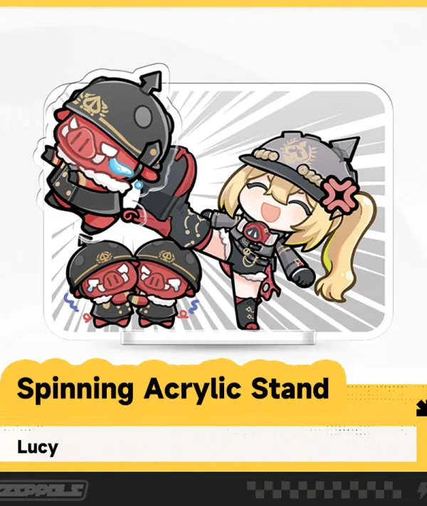 Zenless Zone Zero Burnice & Lucy Spinning Acrylic Stand ZZZ — image 2