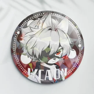Zenless Zone Zero anime collectible button badge featuring character artwork, premium round pin for backpacks, jackets, hats, bags and accessories, perfect HoYoverse game merchandise for fans.