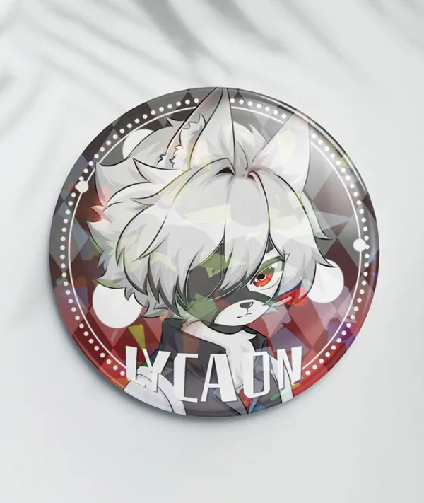 Zenless Zone Zero anime collectible button badge featuring character artwork, premium round pin for backpacks, jackets, hats, bags and accessories, perfect HoYoverse game merchandise for fans.