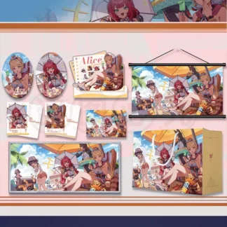 **Zenless Zone Zero anime wall art set featuring posters, canvas prints, photo cards, stickers and collectible decorations for bedroom, gaming room and anime fans.**