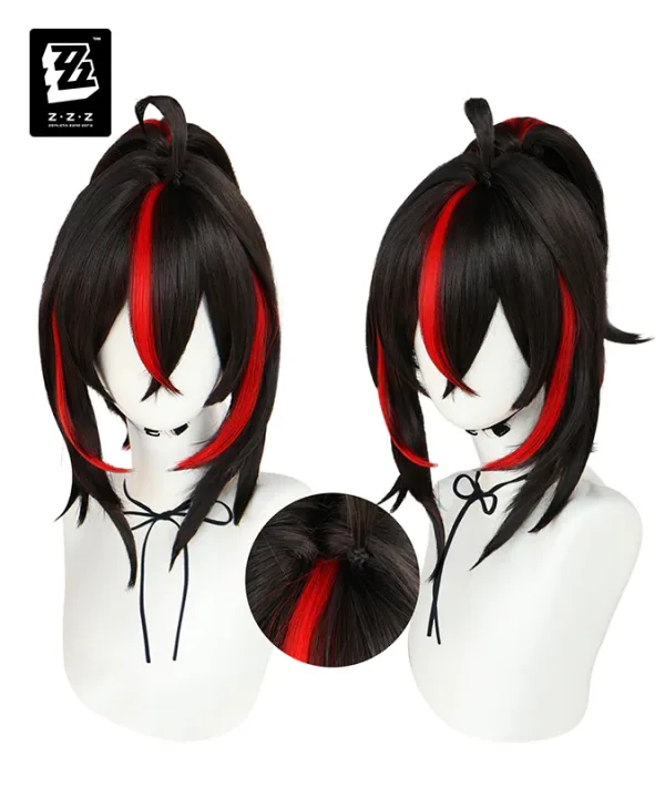 Zenless Zone Zero cosplay wig inspired by game characters, heat-resistant synthetic anime wig for cosplay, conventions, Halloween, photoshoots, stage performances and costume accessories.