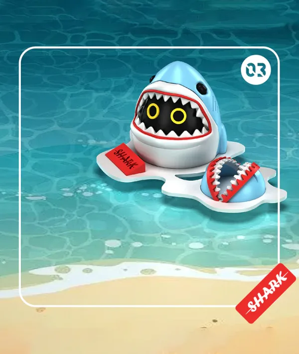 Zenless Zone Zero Sharkboo Bangboo Phone Holder 3D Printed ZZZ