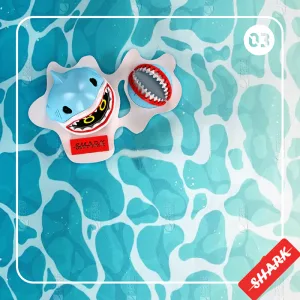 Zenless Zone Zero Sharkboo Bangboo Phone Holder 3D Printed ZZZ