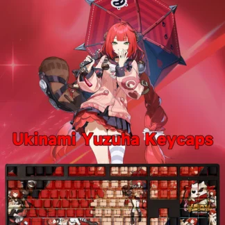Zenless Zone Zero anime keycap set featuring character artwork, custom mechanical keyboard keycaps for gaming keyboards, durable decorative keycaps for PC gaming setups and HoYoverse fans.