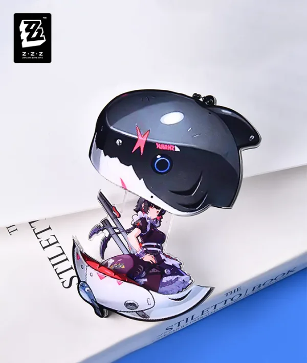 Zenless Zone Zero Shark Girl Ellen Joe Keychain Creative Acrylic Charm ZZZ — image 3