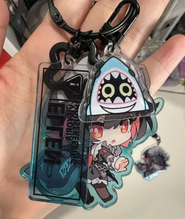 Zenless Zone Zero Ellen Joe Shark Girl Keychain Bag Charm ZZZ — image 3