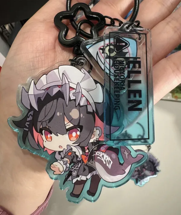 Zenless Zone Zero Ellen Joe Shark Girl Keychain Bag Charm ZZZ — image 2