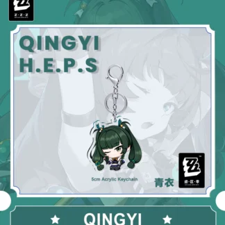 Zenless Zone Zero anime keychain featuring character artwork, acrylic, plush or silicone hanging charm for keys, backpacks, handbags and accessories, collectible HoYoverse game merchandise for fans.