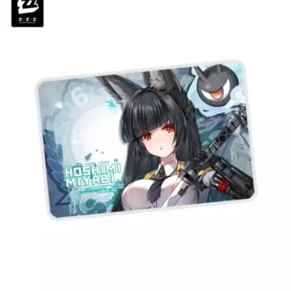 Zenless Zone Zero anime plush doll featuring a cute character design, soft collectible stuffed toy for display, room decor, backpacks, gaming setups and HoYoverse collections, perfect gift for anime fans.