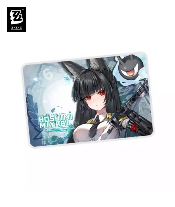 Zenless Zone Zero anime plush doll featuring a cute character design, soft collectible stuffed toy for display, room decor, backpacks, gaming setups and HoYoverse collections, perfect gift for anime fans.