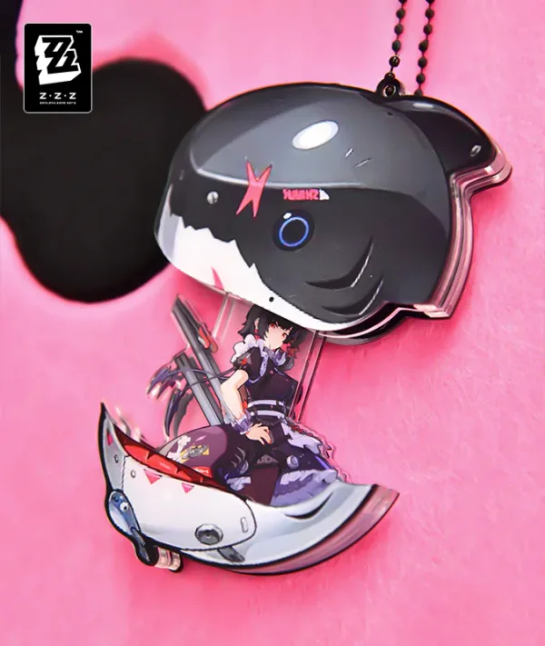 Zenless Zone Zero Shark Girl Ellen Joe Keychain Creative Acrylic Charm ZZZ — image 2