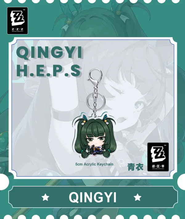 Zenless Zone Zero Qingyi Chibi Keychain ZZZ — image 2