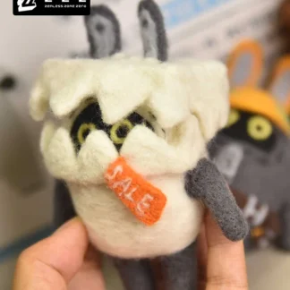 Zenless Zone Zero anime plush doll featuring a cute character design, soft collectible stuffed toy for display, room decor, backpacks, gaming setups and HoYoverse collections, perfect gift for anime fans.