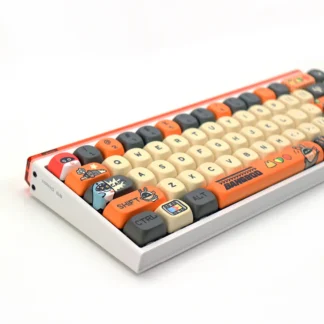 **Zenless Zone Zero anime keycap set featuring character artwork, custom mechanical keyboard keycaps for gaming keyboards, durable decorative keycaps for PC gaming setups and HoYoverse fans.**