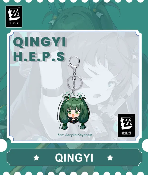 Zenless Zone Zero Qingyi Chibi Keychain ZZZ — image 3