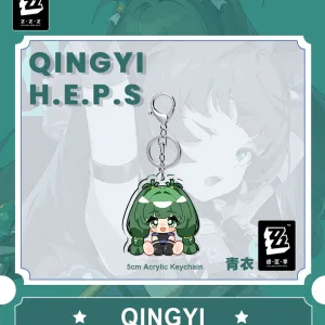 Zenless Zone Zero Qingyi Chibi Keychain ZZZ