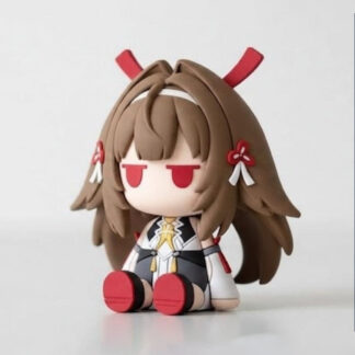 Zenless Zone Zero anime chibi figure featuring a collectible character, cute PVC desktop figurine for display, gaming setup, shelf decor and HoYoverse fans.