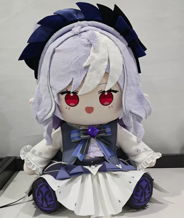 Zenless Zone Zero anime plush doll featuring a cute character design, soft collectible stuffed toy for display, room decor, backpacks, gaming setups and HoYoverse collections, perfect gift for anime fans.